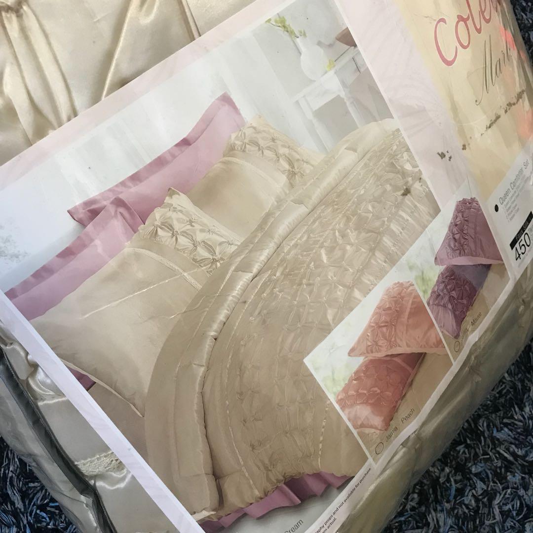 WeddingQueen Comforter Set, Furniture & Home Living, Bedding & Towels