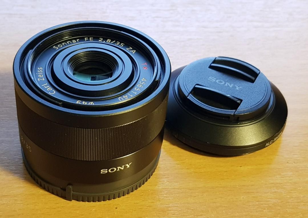 Zeiss Sony Sonnar T Fe 35mm F2 8 Za Sel35f28z Photography Lenses On Carousell