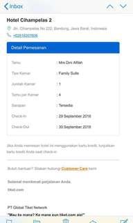 TIKET HOTEL CIHAMPELAS