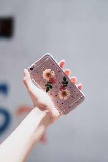 Real pressed flower phone case