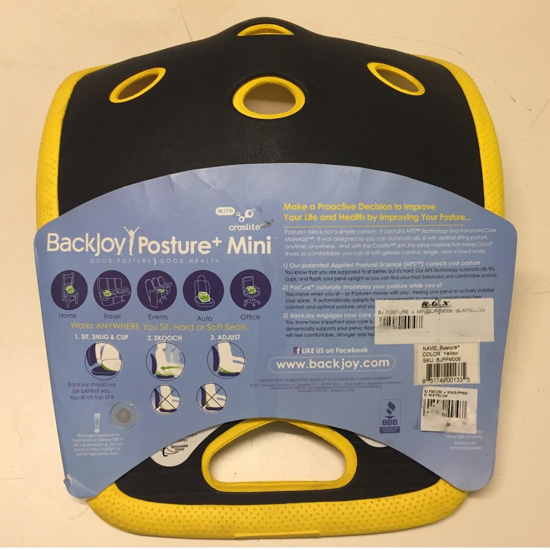 Backjoy Posture + Mini with croslite, Health & Nutrition, Assistive ...