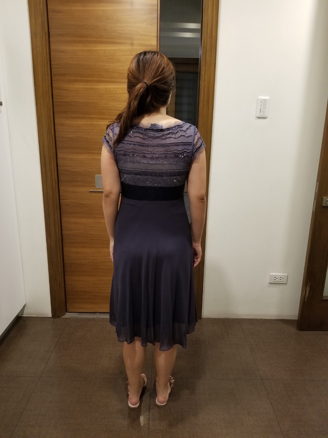 BCBG Navy Cocktail Dress