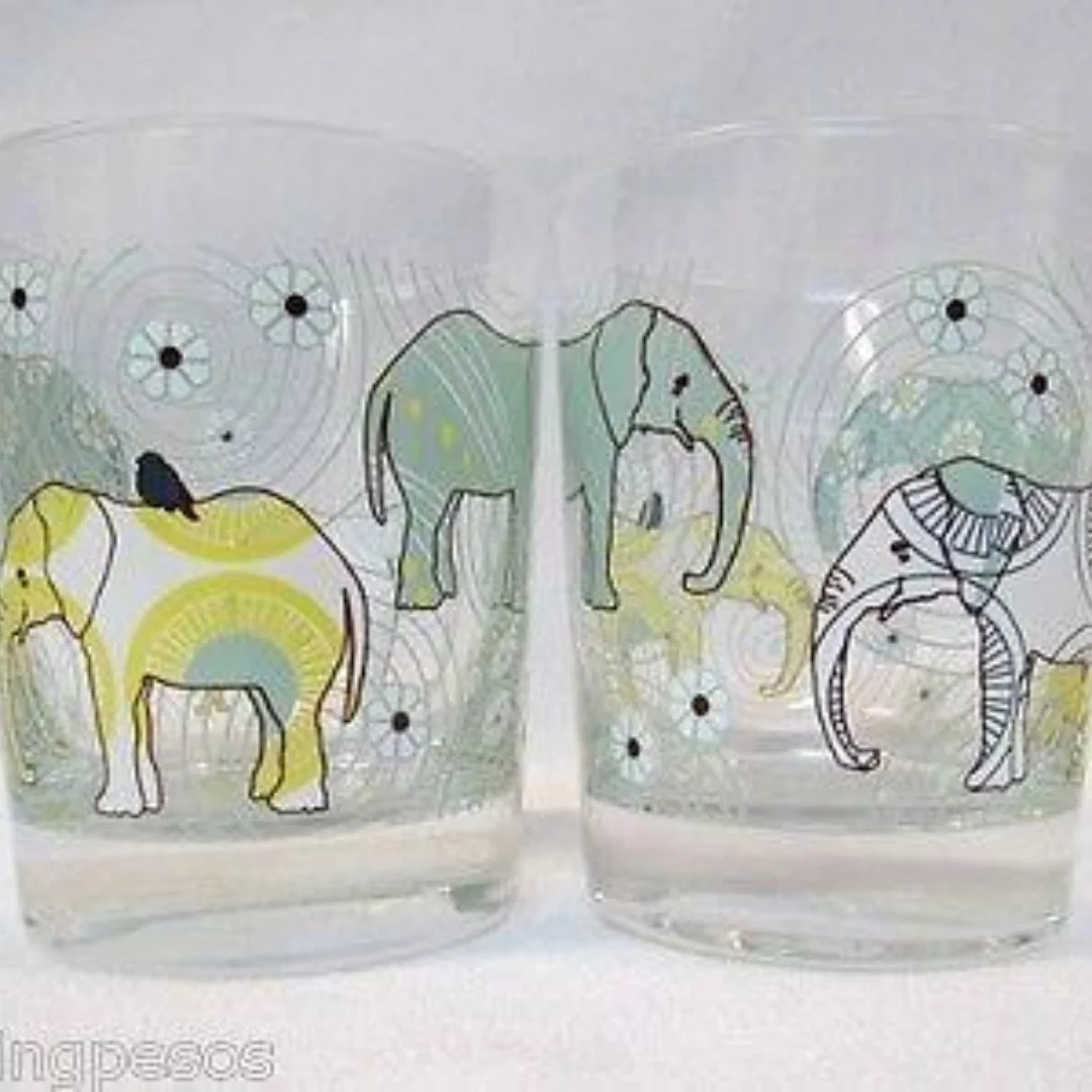 BN Rare IKEA Busig Tumbler Glasses Set of 6 7oz Cups, Furniture