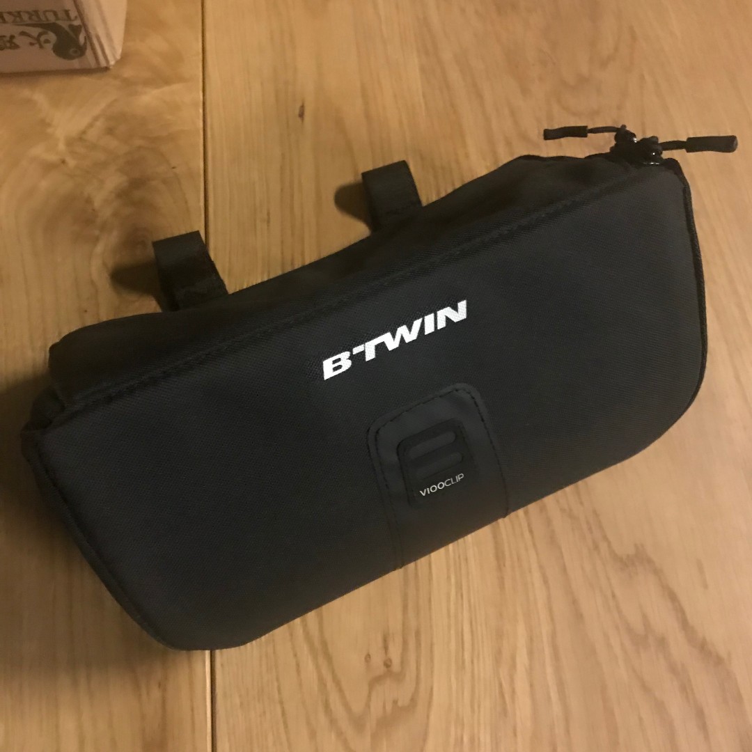 B'TWIN 300 Bike Handlebar Bag, Bicycles 