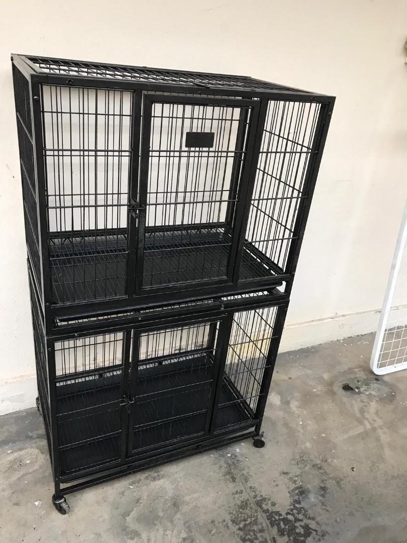 Double decker dog crate shop
