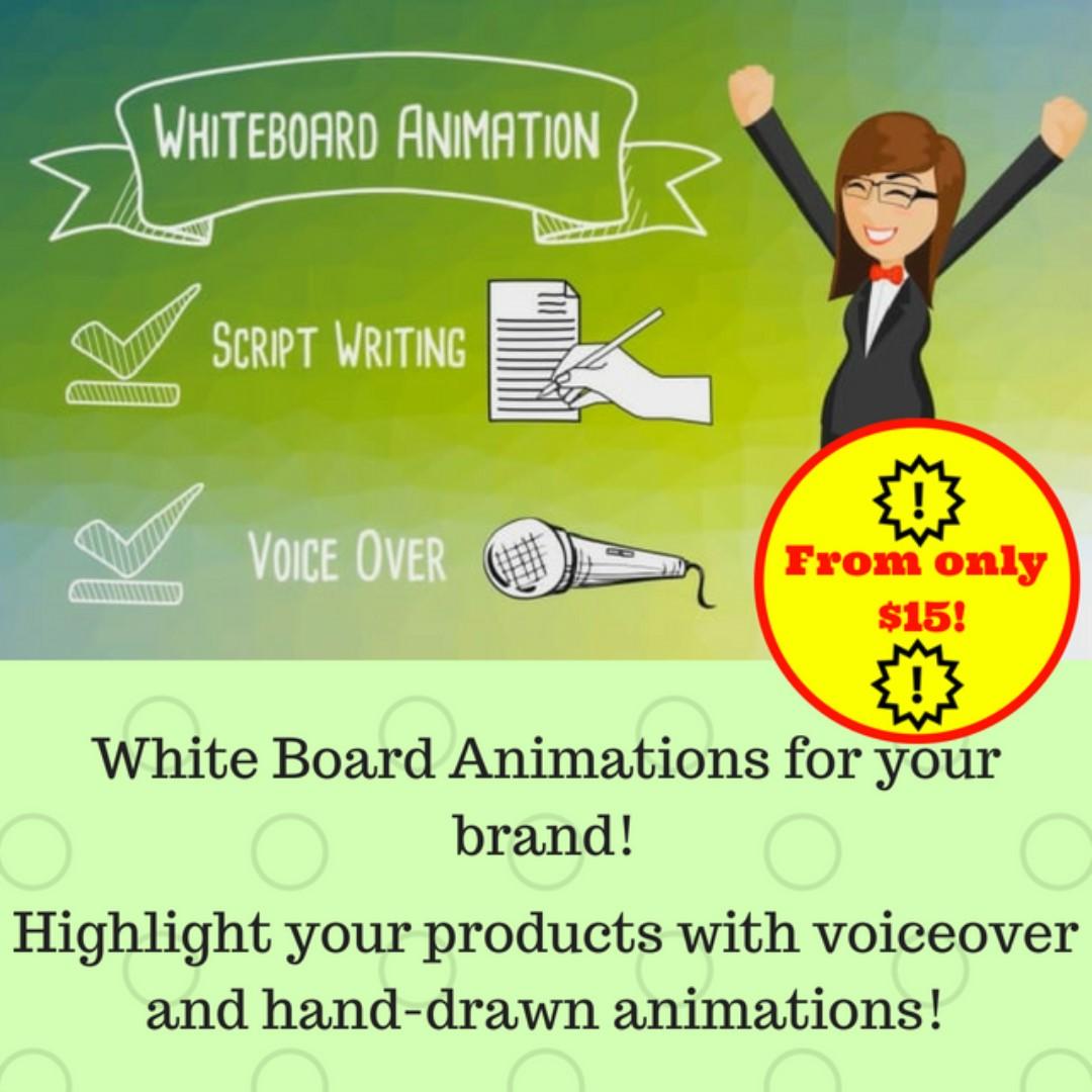 Cheap Whiteboard Video Animation For Your Brand Business