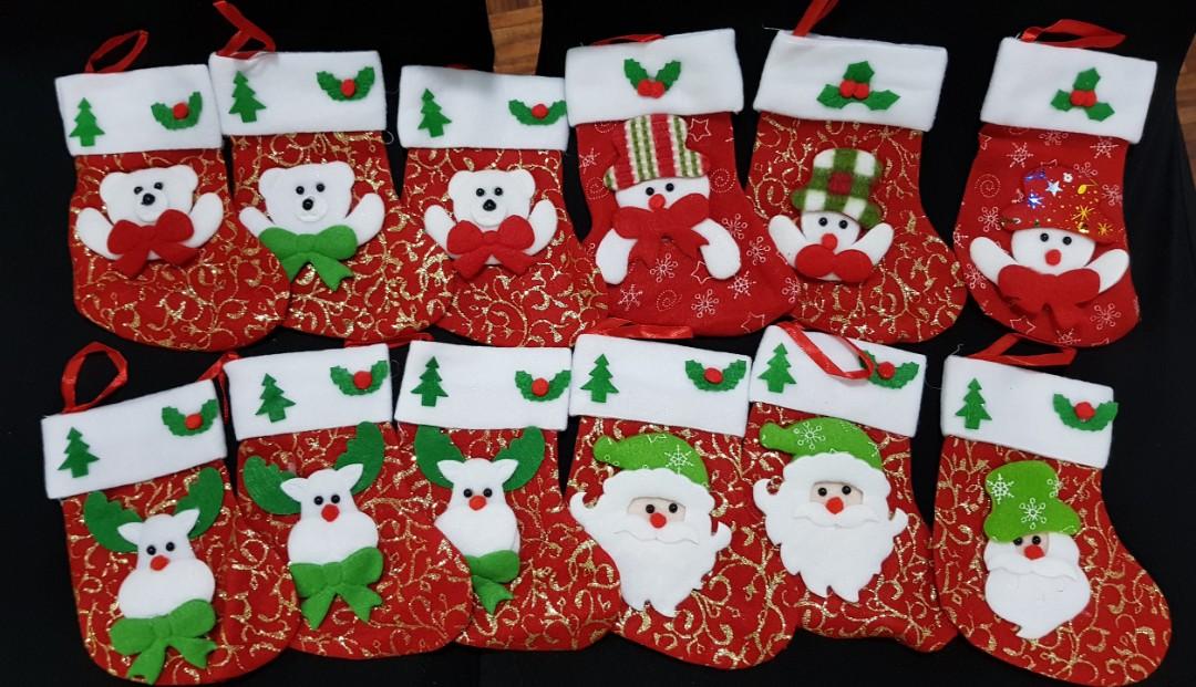 Christmas Tree Stockings, Christmas Tree Pendants (Category: Other Home Decor) located in Manila. Submitted by princesssugarrush (Listing ID 192092873, Image 1). Description: Brand New Christmas Tree Pendants, Stockings P499 for 12 PC's Christmas Stockings Christmas Tree Pendants Mop bdo bpi lbc P60 SHIPPING FEE WITHIN MM.