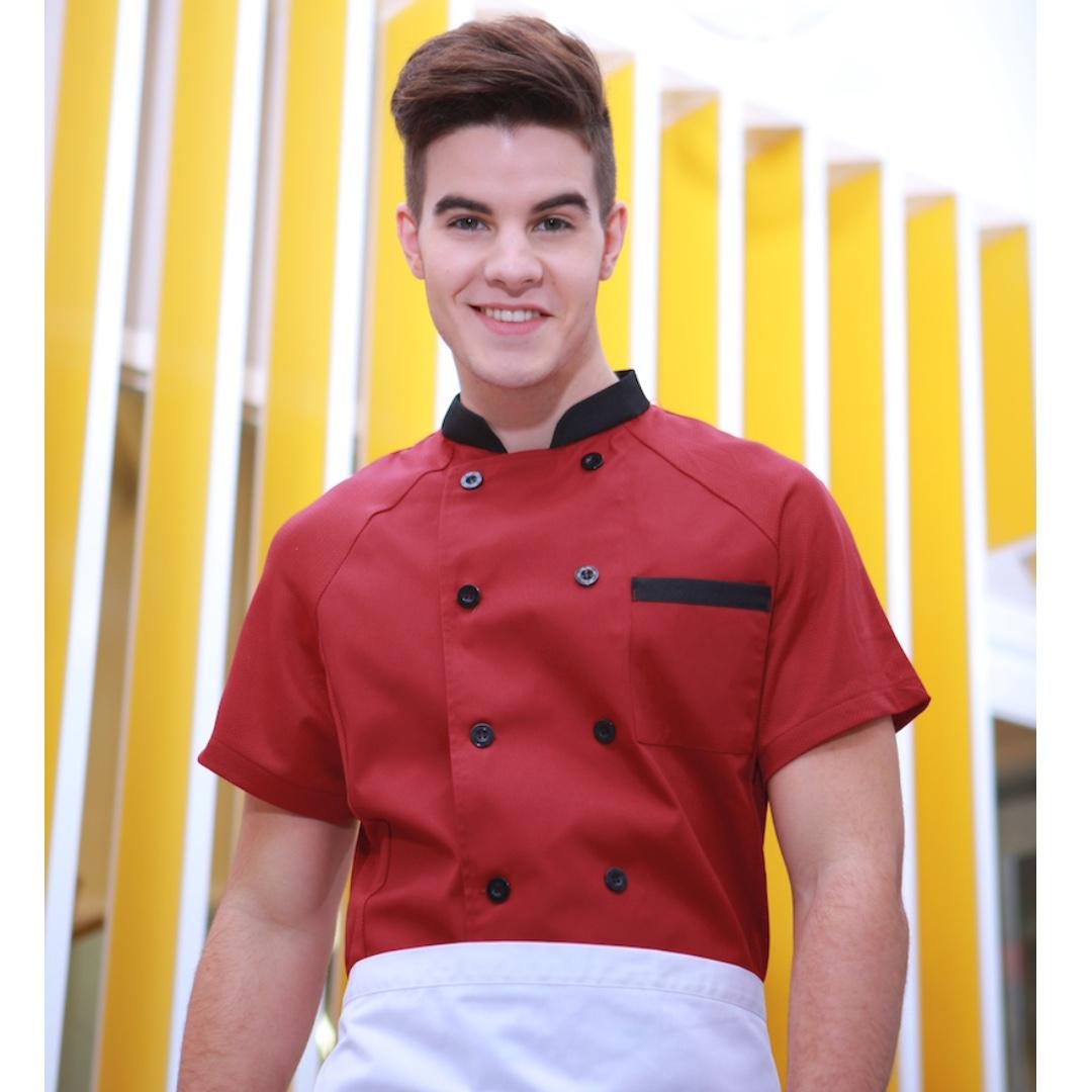 Classic Chef Jackets With Mesh Fabric, Men's Fashion, Coats, Jackets