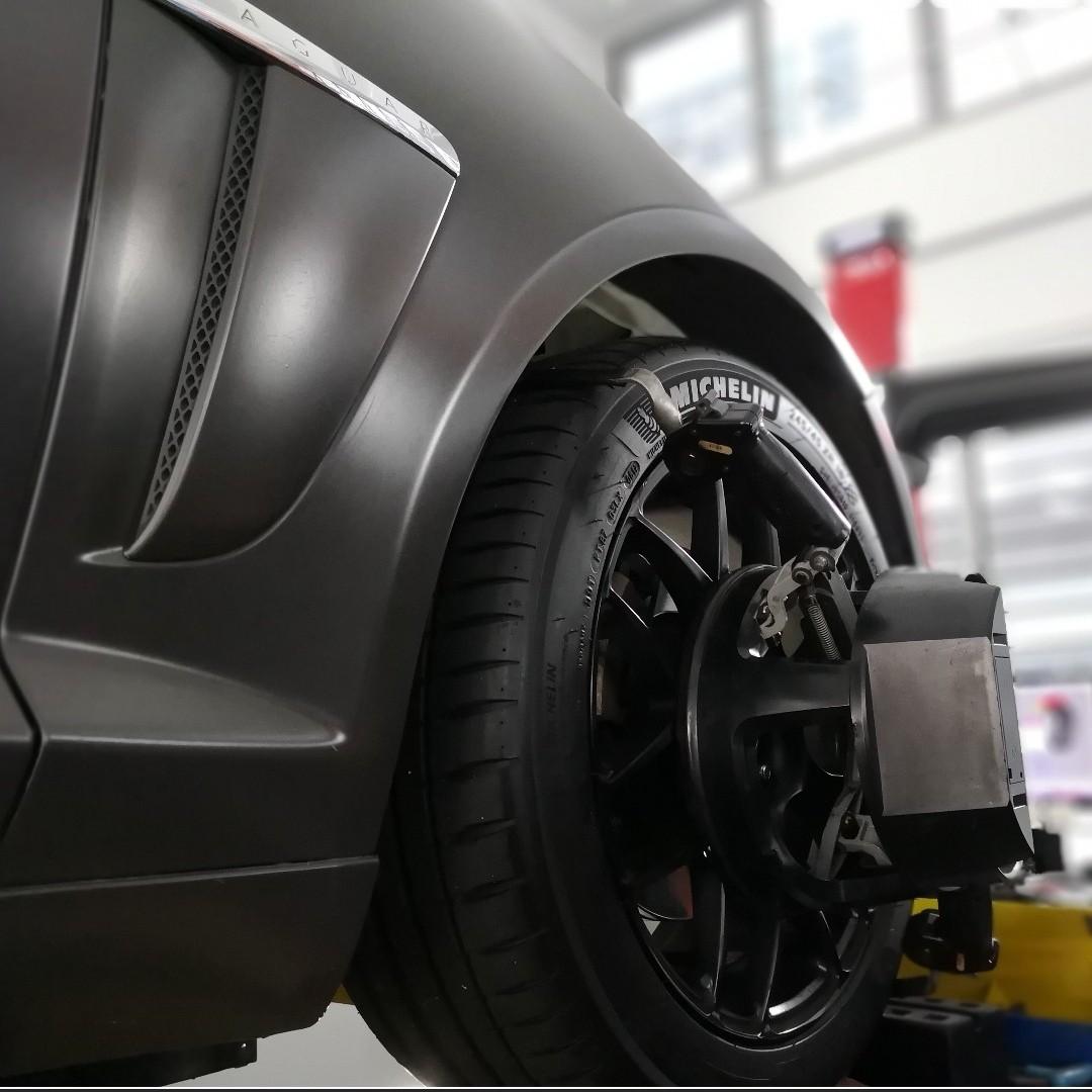 Computerised 4 wheels alignment (Category: Suspension & Handling) located in Singapore. Submitted by dennis_toh (Listing ID 192123899, Image 1). Description: Computerised 4 wheels alignment. Adjustment include toe, camber(if any) and caster(if any). Extra cost needed for jacking damaged/shifted parts/modified. BMW, Volvo, Jaguar, Mercedes-Benz, $80 up and all Japanese/Korea cars/van/lorry, $60 up (additional charges for extra add on) . Four wheel