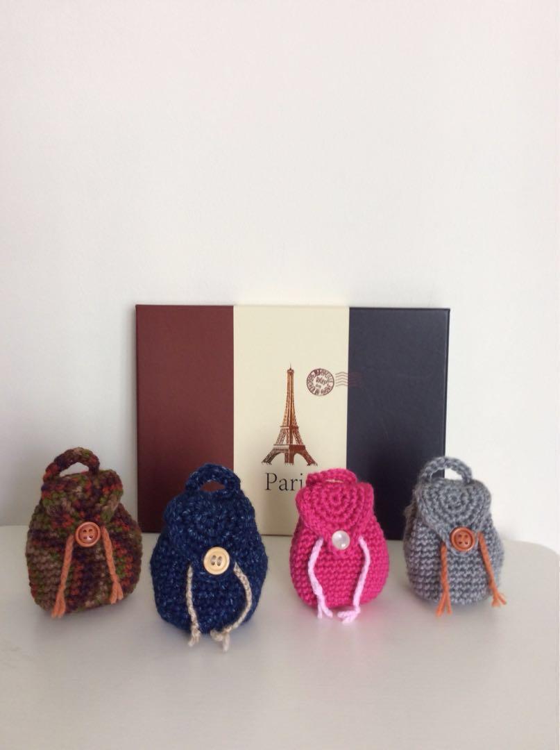 mini backpack crochet