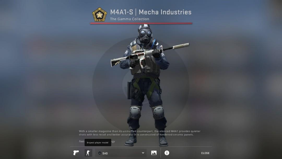 Csgo Skin M4a1 S Mecha Industries Field Tested Toys Games Video Gaming In Game Products On Carousell - csgo sas roblox