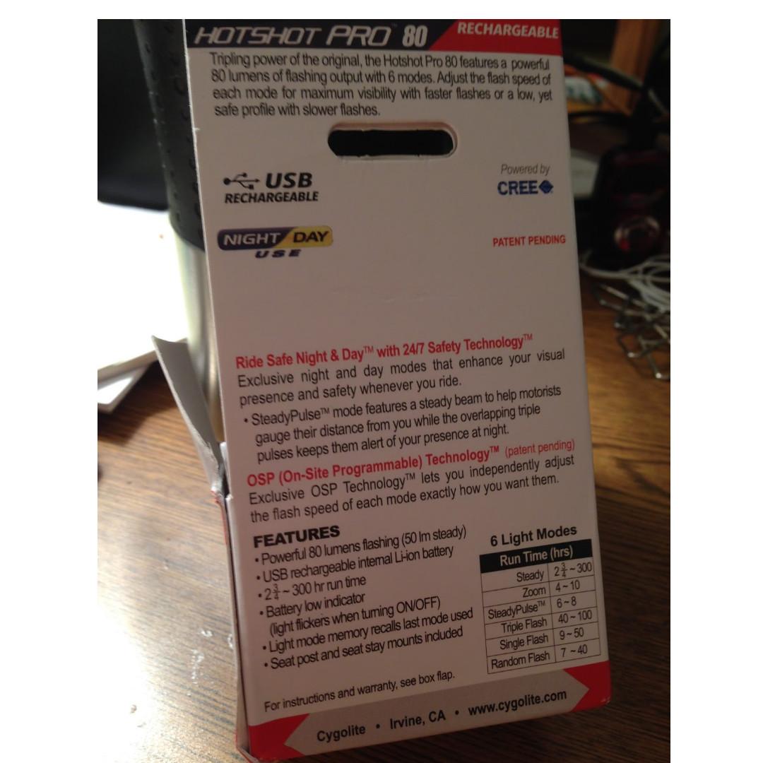 cygolite hotshot pro 80