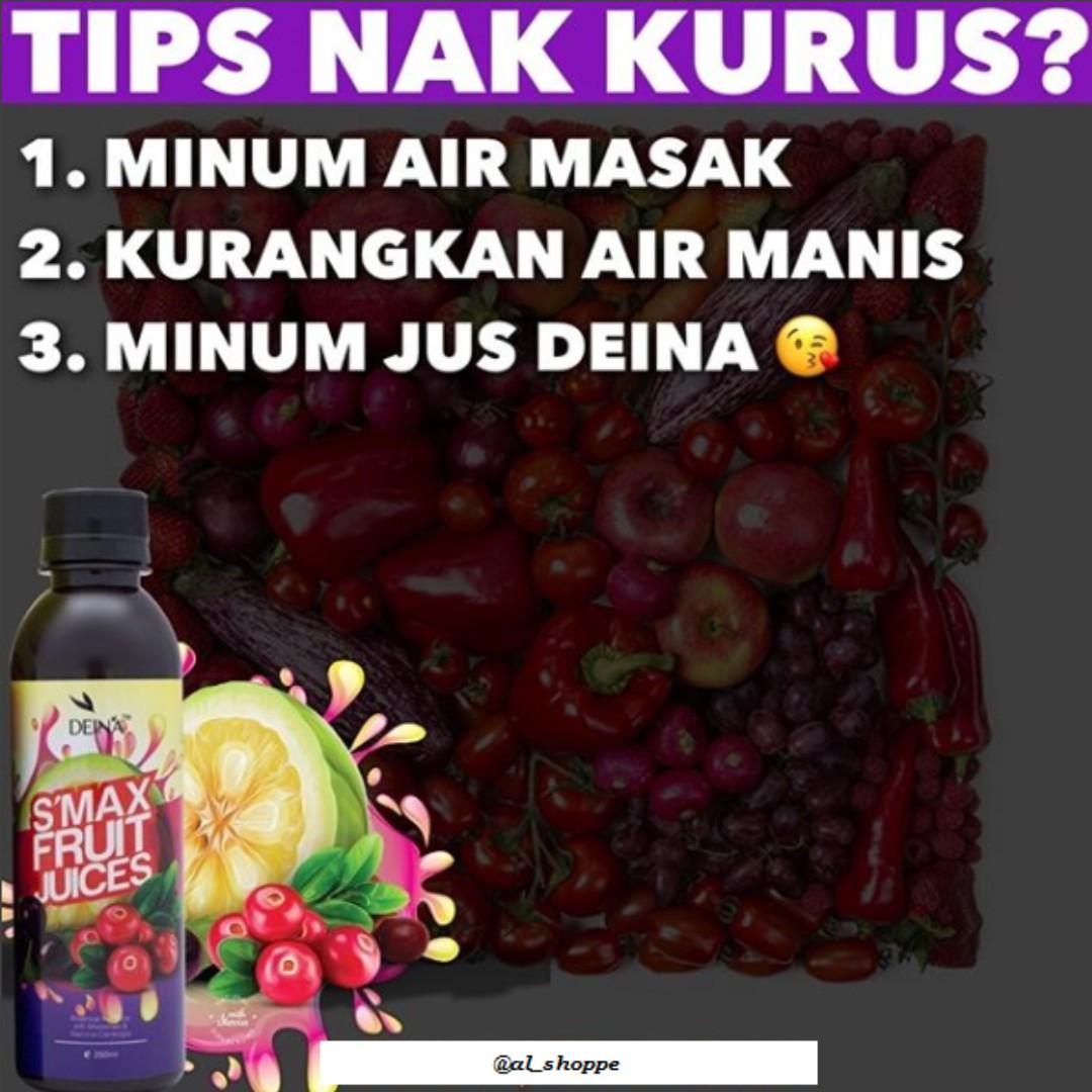 Deina S Max Slimming Fruit Juice Health Nutrition Health Supplements Health Food Drinks Tonics On Carousell
