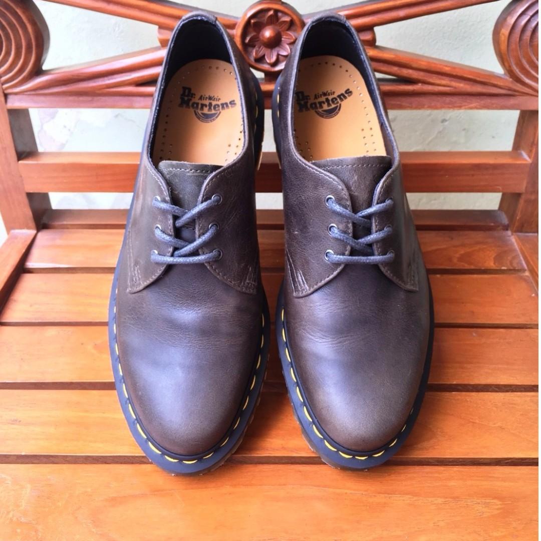 Dr martens 1461 dark taupe on sale
