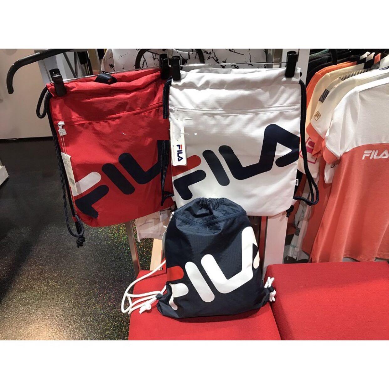Fila drawstring backpack store