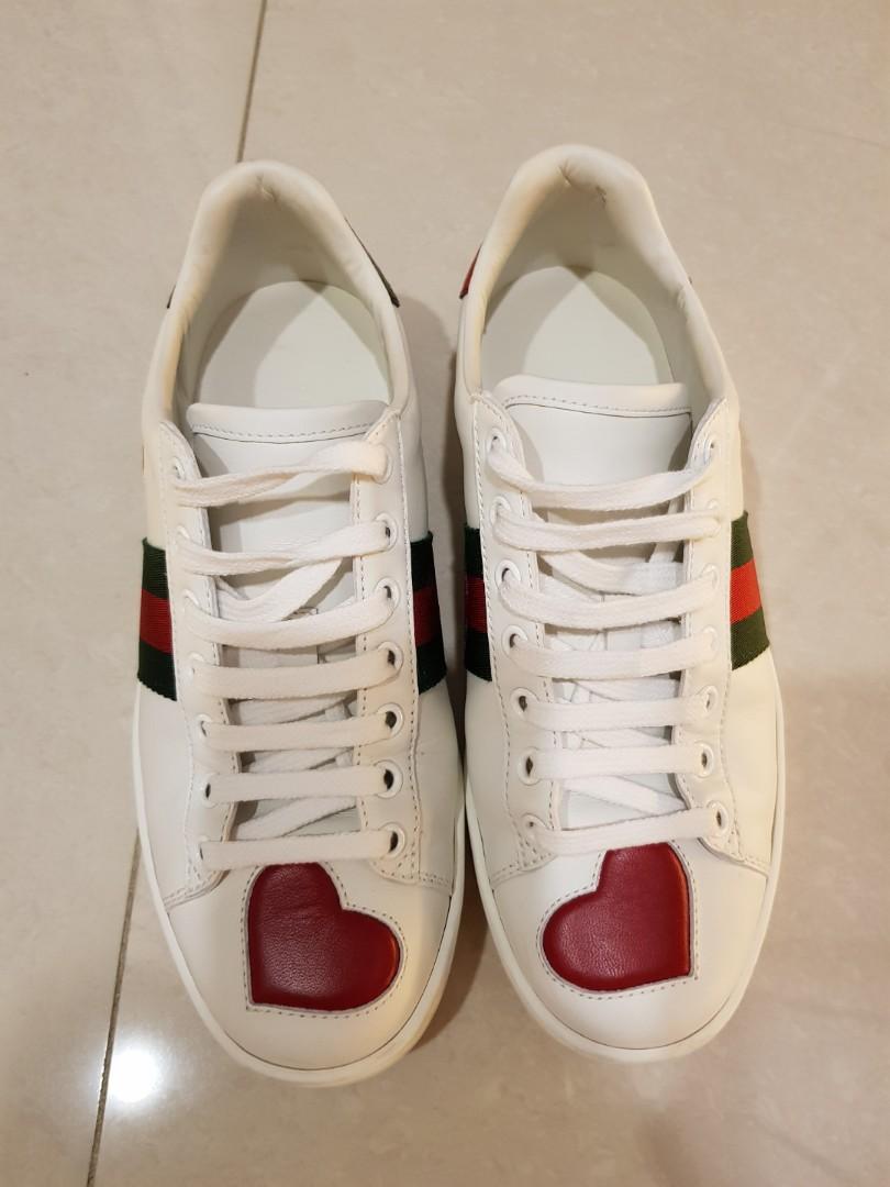 gucci tennis shoes used