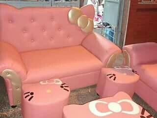 Hello Kitty Sofa Set On Carousell
