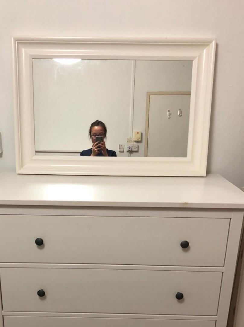 Ikea Hemnes White Mirror Furniture Others On Carousell
