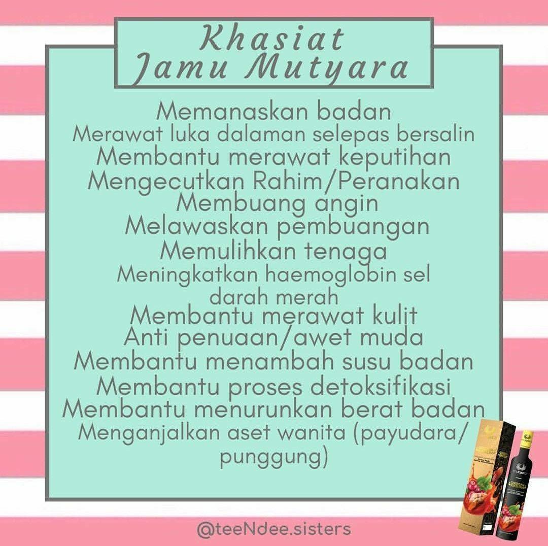 Jamu Mutyara Tya Arifin Health Nutrition Health Supplements Health Food Drinks Tonics On Carousell