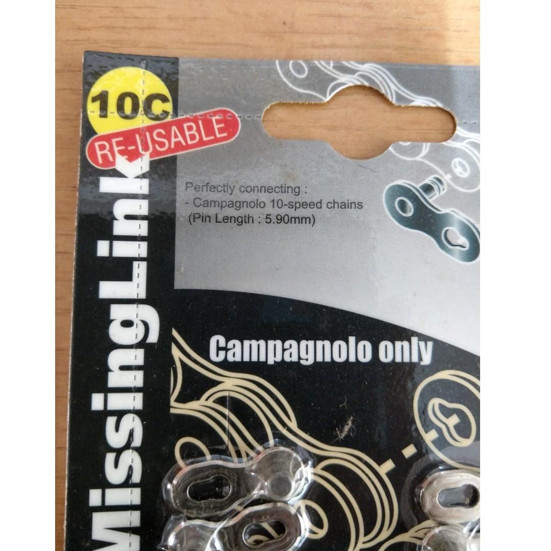 KMC missing link for Campagnolo 10 speed chain 2 sets of links
