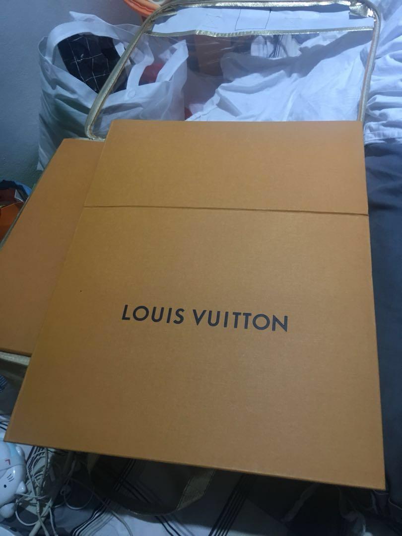 Louis Vuitton Boxes and PaperBags, Hobbies & Toys, Stationery & Craft