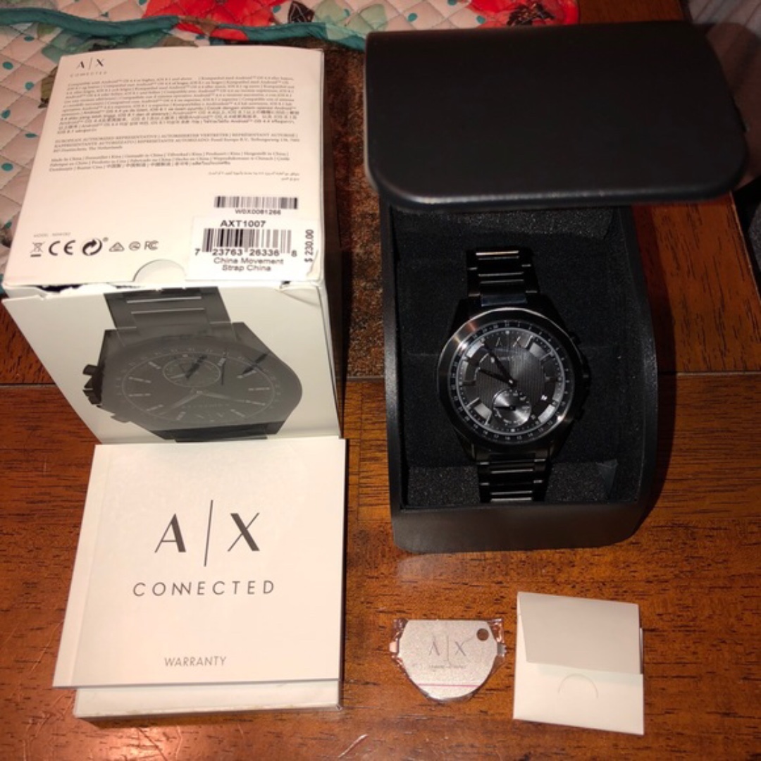 Armani exchange connected watch axt1007 top