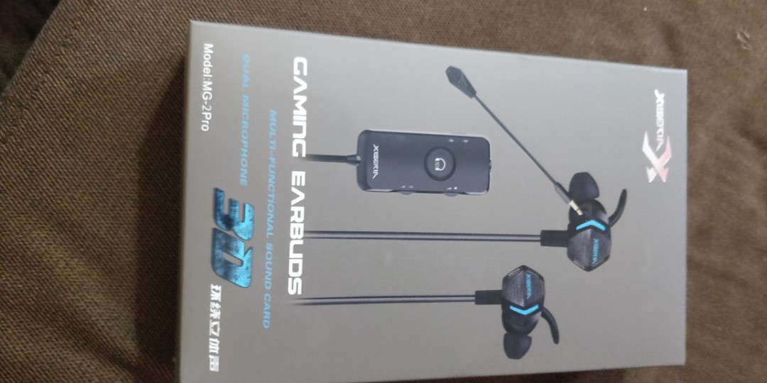 MG2PRO Gaming Earbuds Surround sound with 3D sound card, Audio