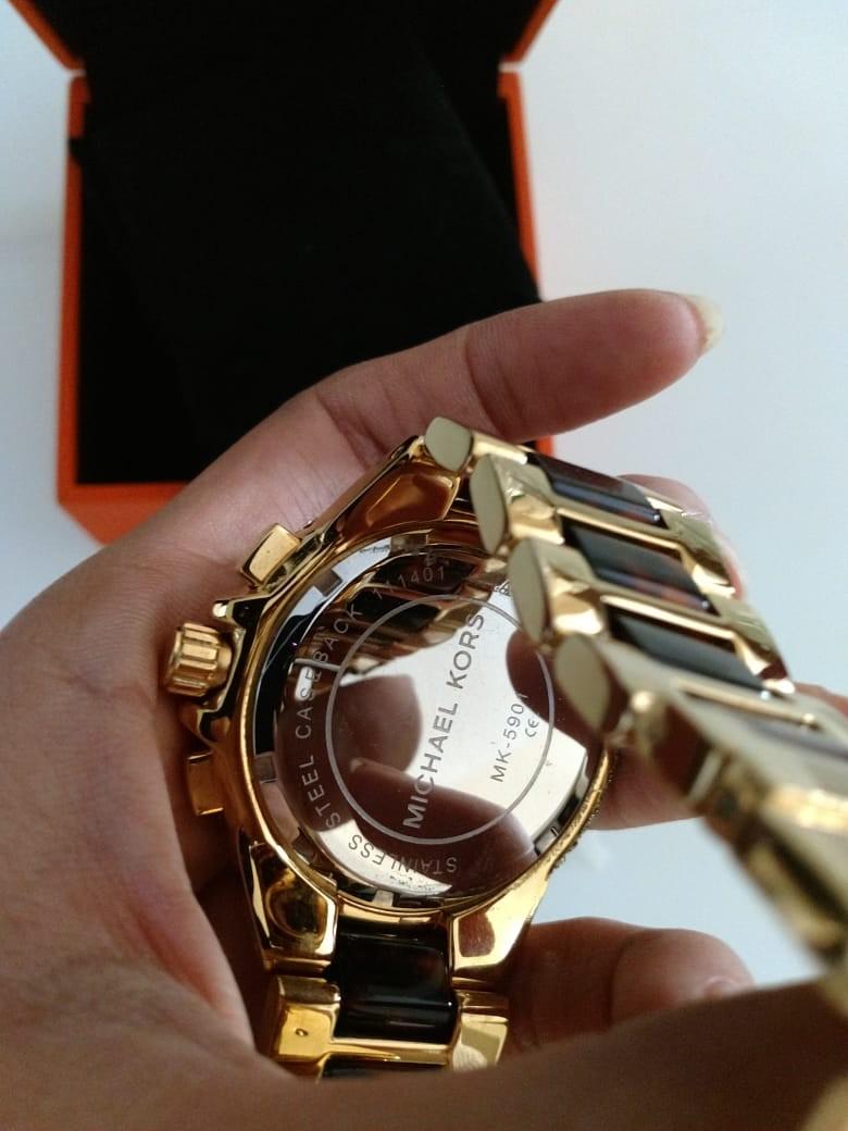 mk leopard watch