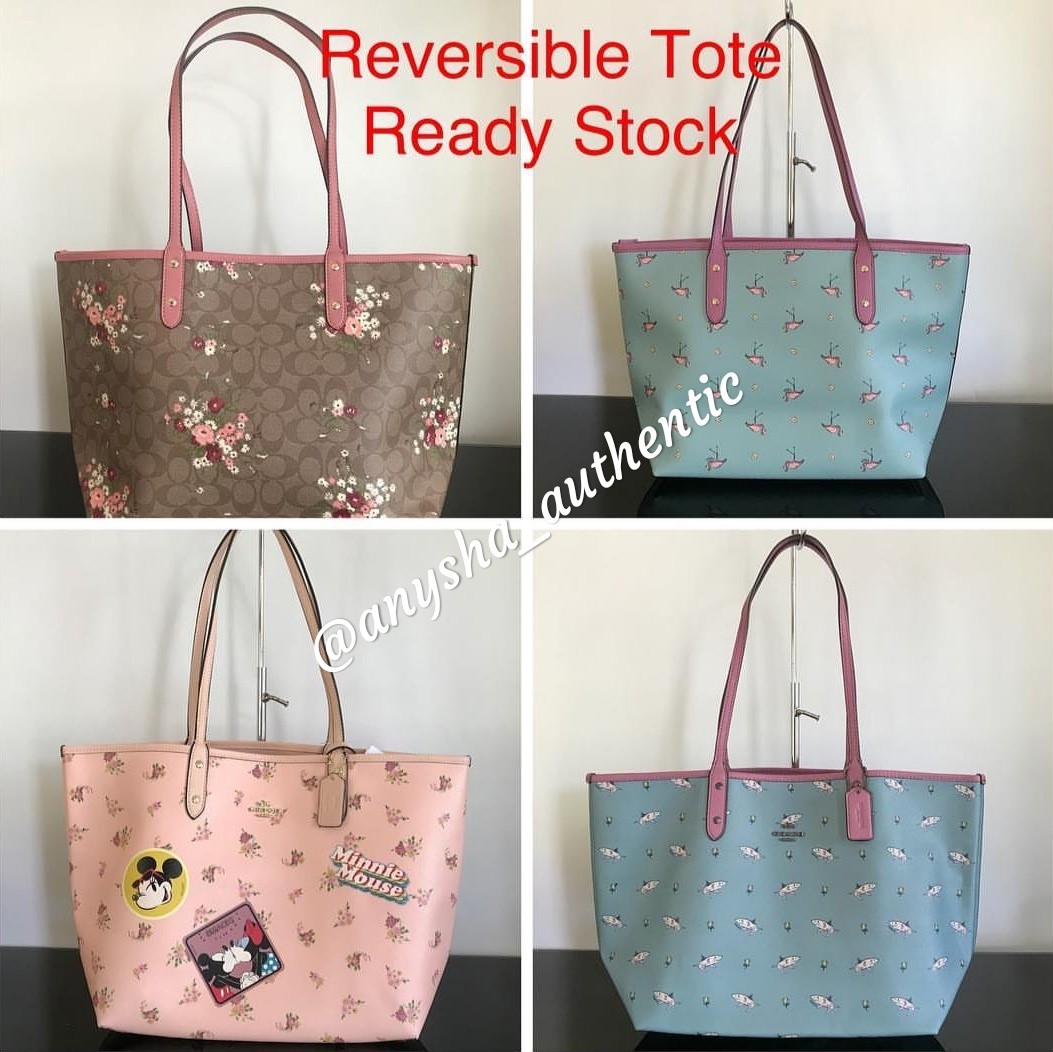 coach flamingo tote