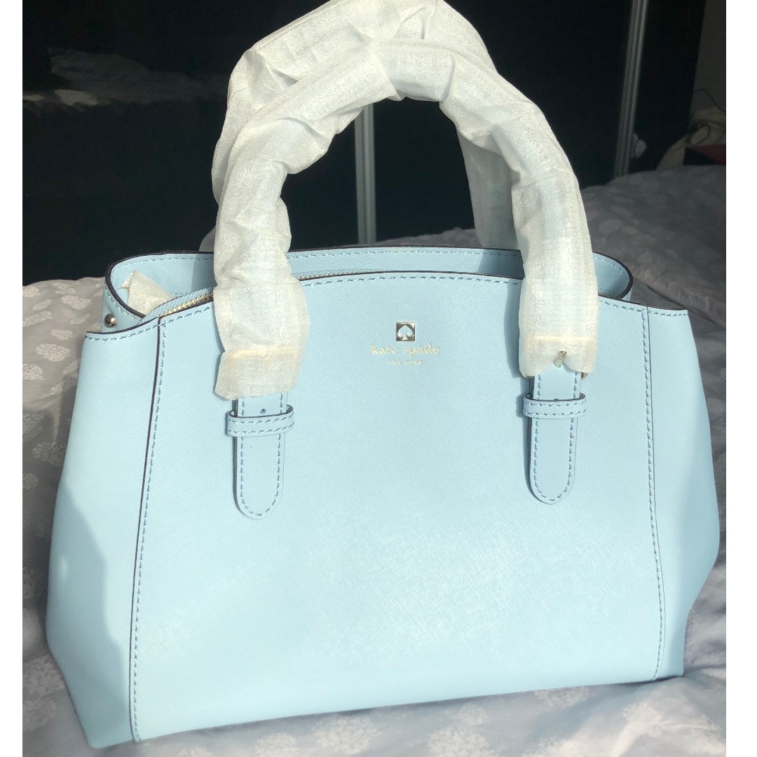 NEW!! Kate Spade New York Charlotte Street Sloan Tote Shoulder Bag (Blue Hydrangea