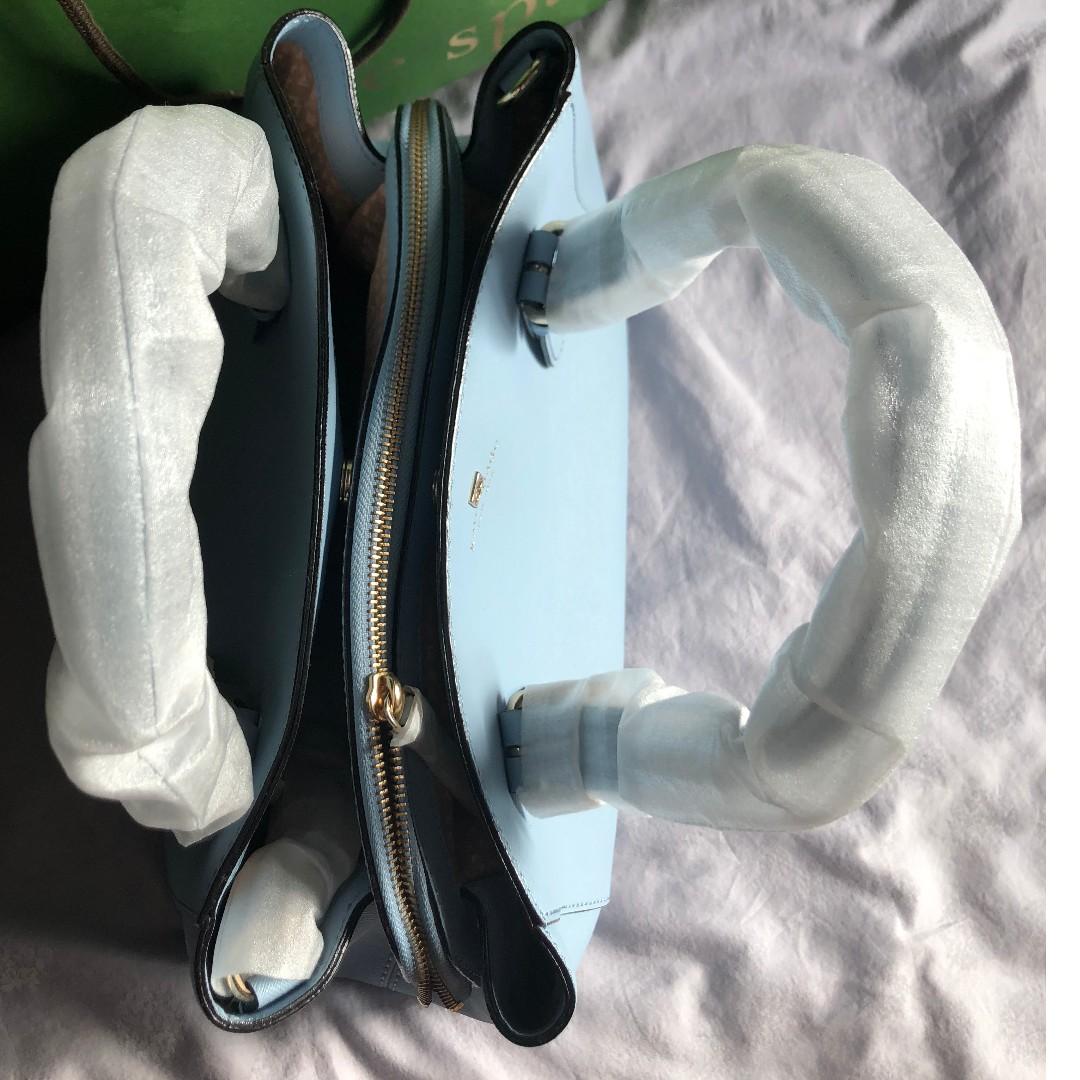 NEW!! Kate Spade New York Charlotte Street Sloan Tote Shoulder Bag (Blue Hydrangea