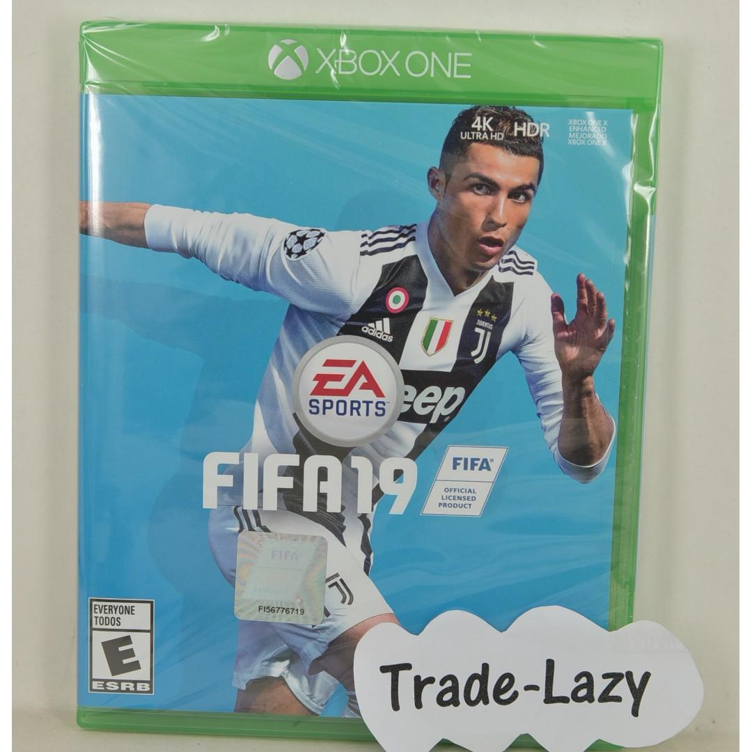NEW X1 XBox One X FIFA 19 (US R1, English) - Football 2019 EA Sports, 遊戲機,  遊戲機遊戲, Xbox - Carousell