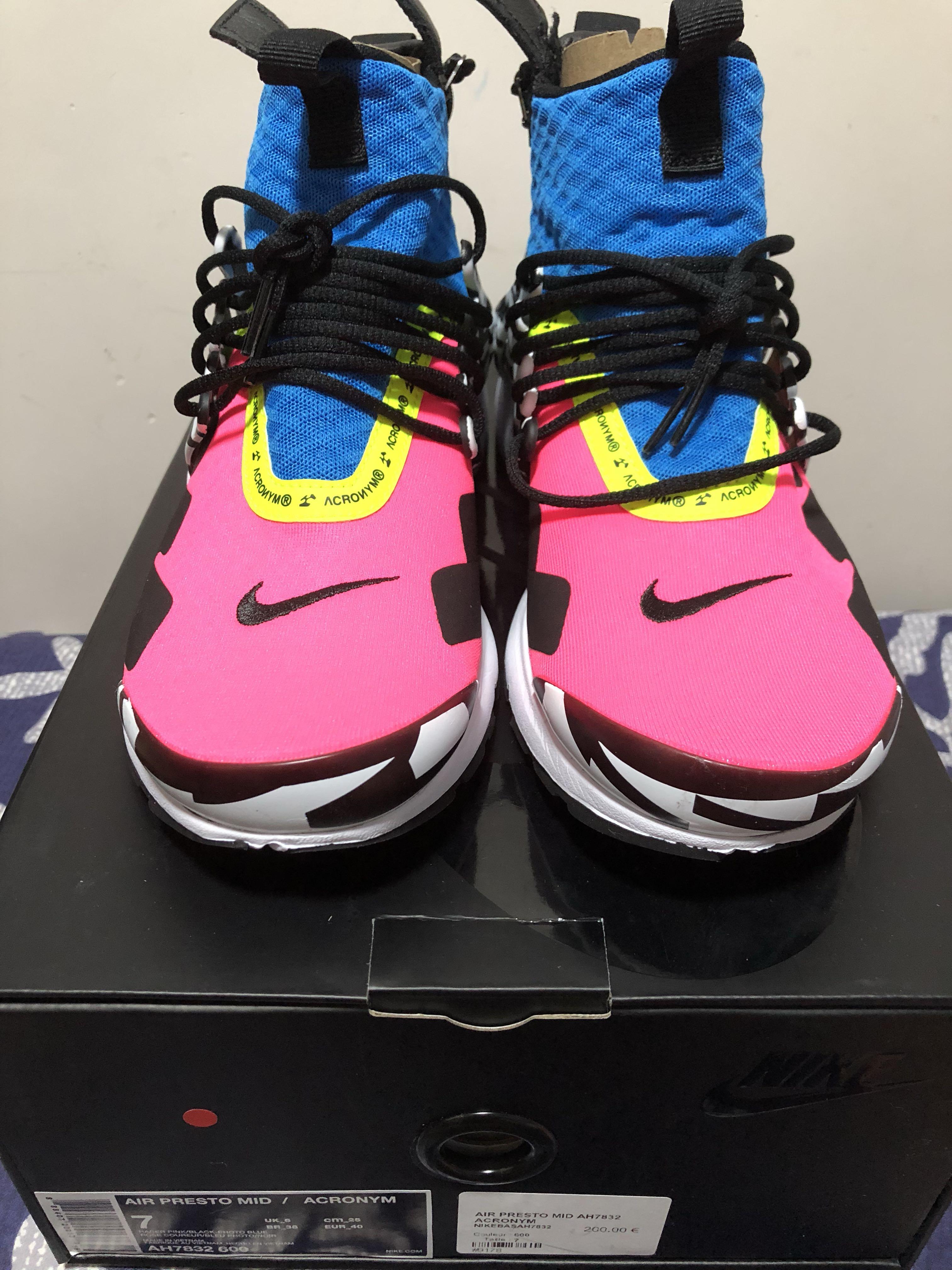 air presto mid pink