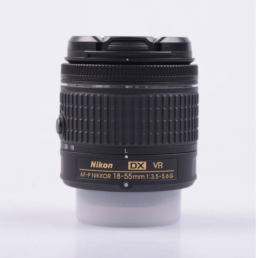 Nikon Af P Dx Nikkor 18 55mm F 3 5 5 6g Vr Lens With Free Filter Photography Lenses On Carousell