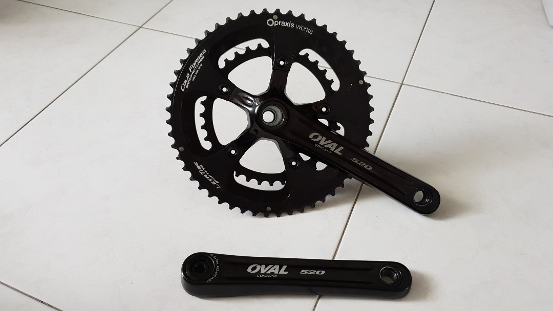 Oval Concept 520 Crankset Sports Equipment Bicycles Parts