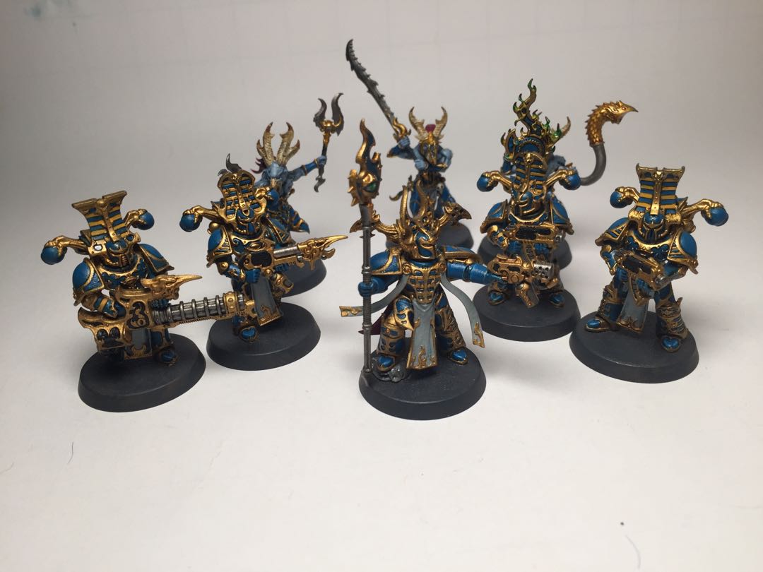 Painted Thousand Sons Kill Team Roster (Warhammer 40k), Hobbies & Toys, Toys & Games on Carousell