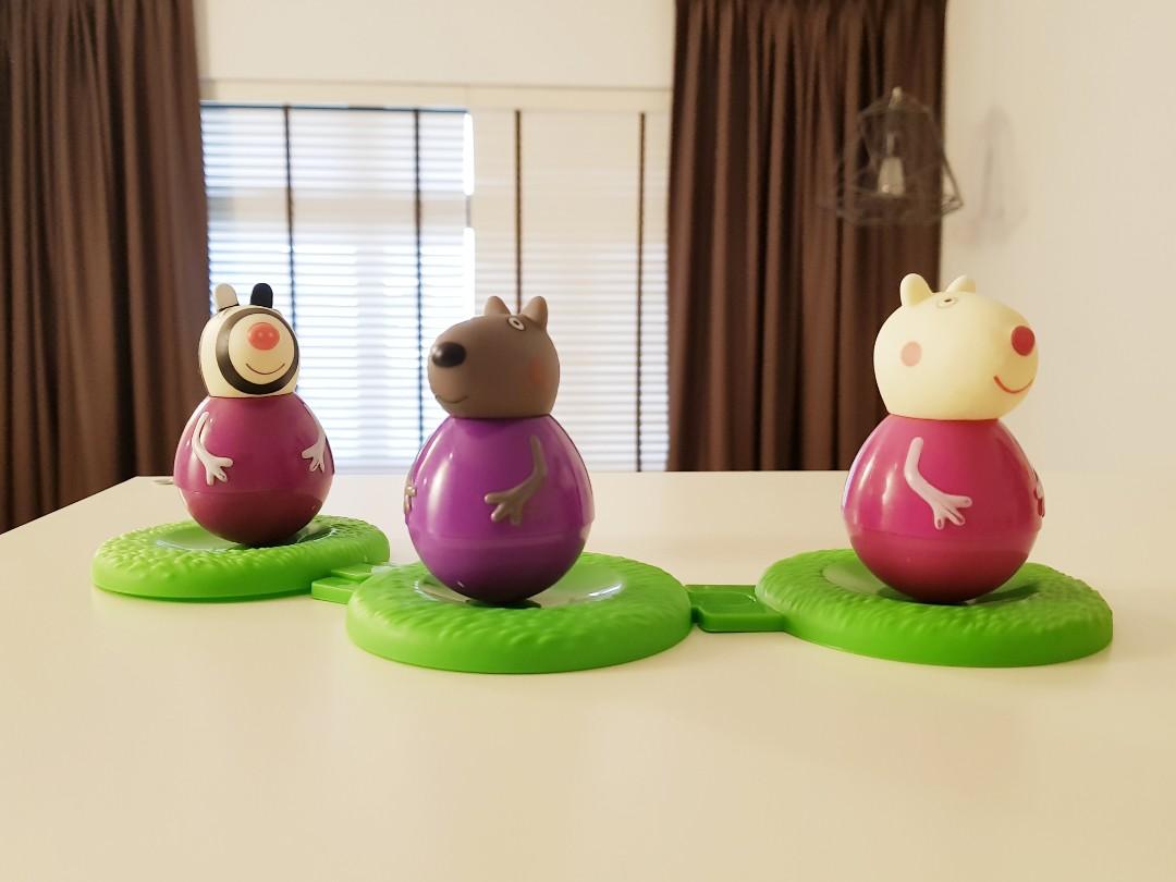 peppa pig weebles set
