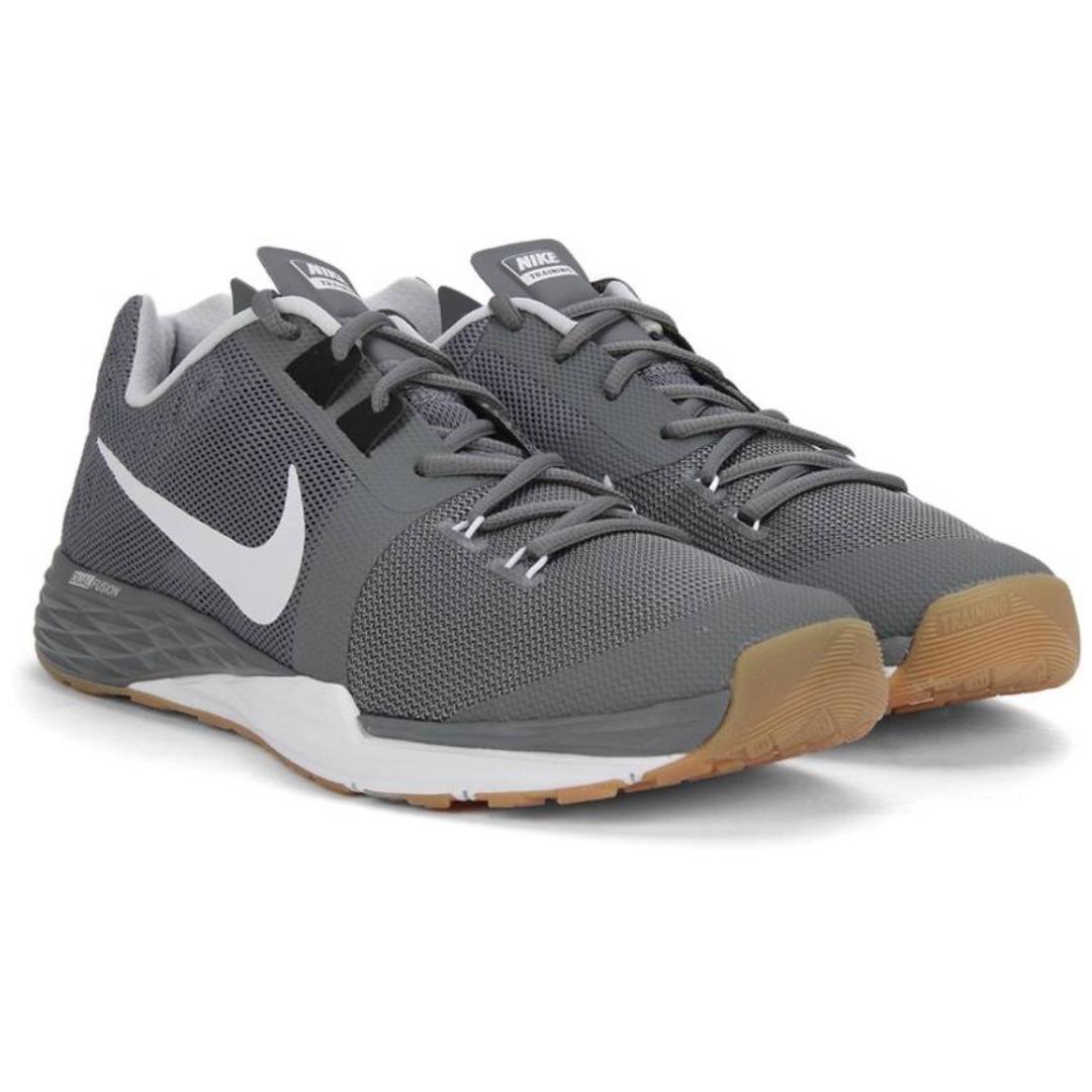 grey nike training shoes