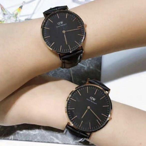 Jam tangan dw couple original hot sale