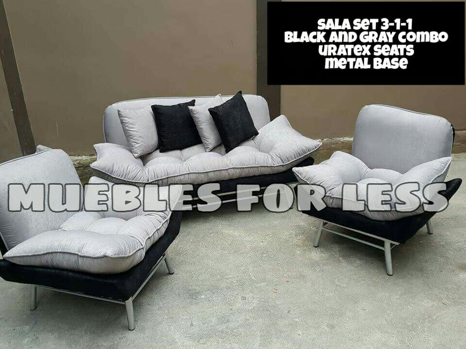 Promo Sale! Modern Sala set (Category: Office Furniture & Fixtures) located in Manila. Submitted by m4less (Listing ID 192111510, Image 2). Description: Color can be custom made Uratex seats Metal base Guaranteed heavy duty 👉Delivery rate depends on your location.