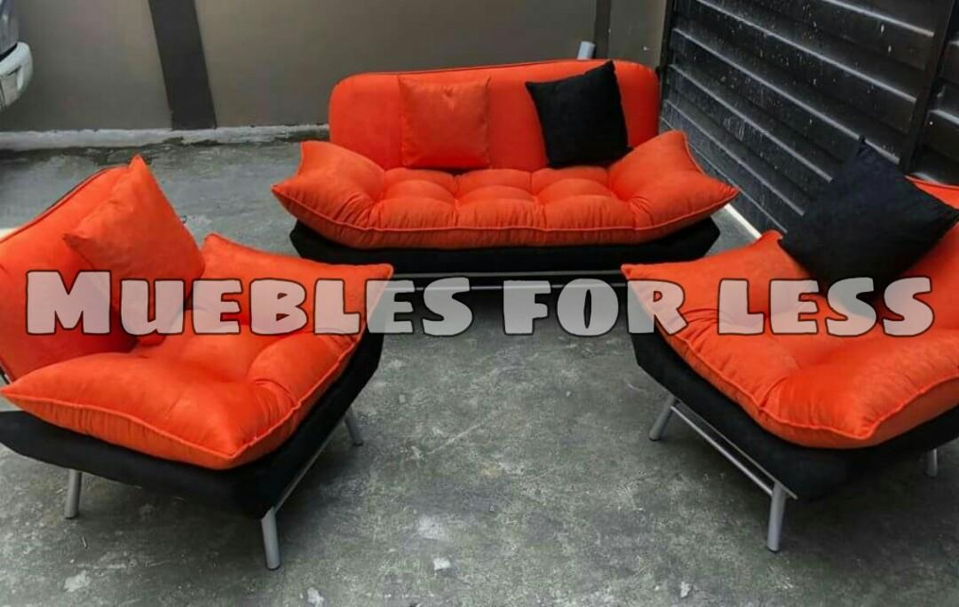 Promo Sale! Modern Sala set (Category: Office Furniture & Fixtures) located in Manila. Submitted by m4less (Listing ID 192111510, Image 3). Description: Color can be custom made Uratex seats Metal base Guaranteed heavy duty 👉Delivery rate depends on your location.