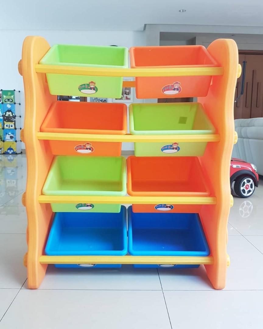  harga  NET Rak  mainan  bayi  anak  eduplay toy storage 