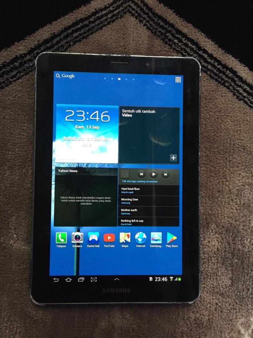 Samsung Galaxy Tab P6800 1 32gb 7 7 Layar Super Amoled H Black Batangan No Minus Lancar Jaya Minat Wa Ke 081617665122 Elektronik Komputer Di Carousell