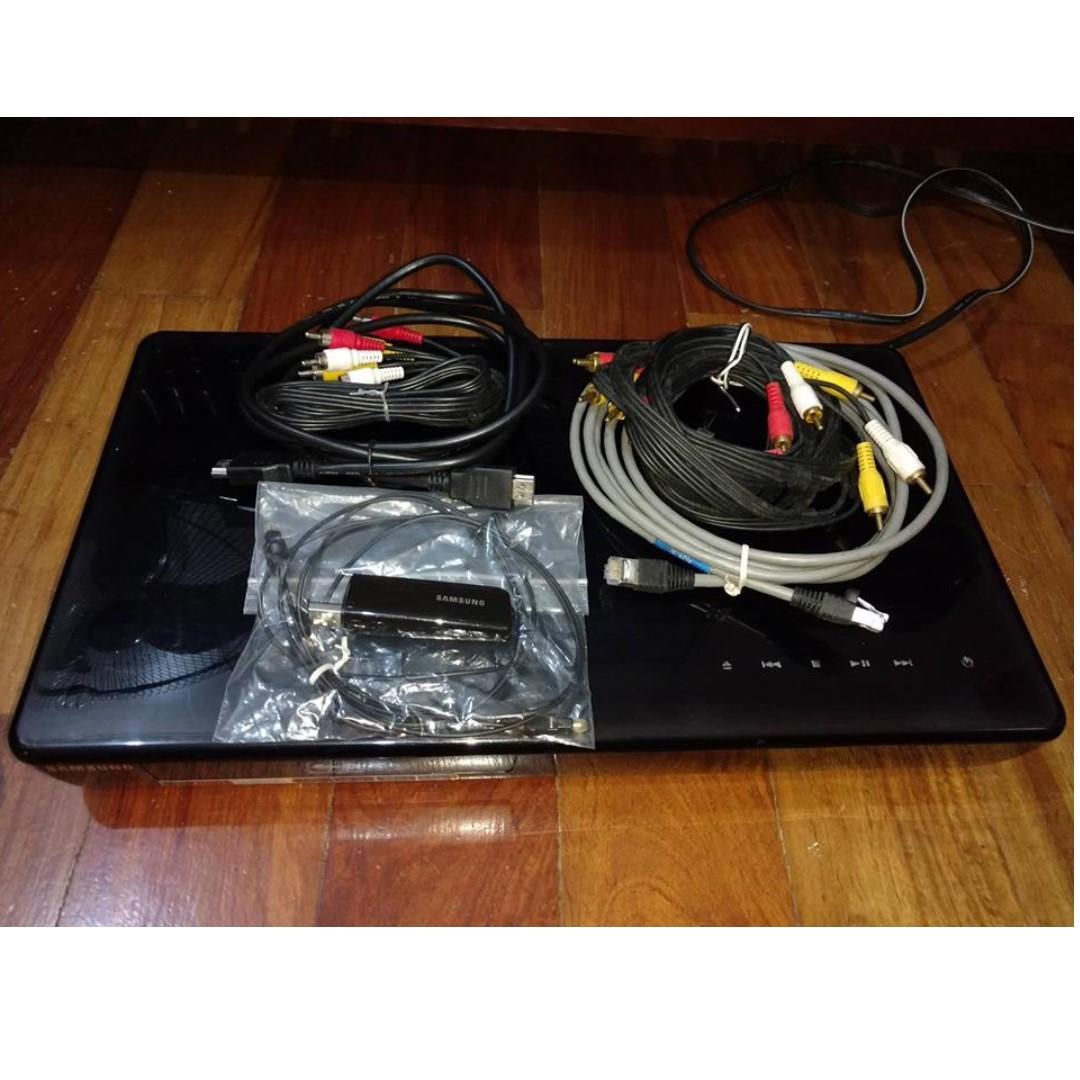 Samsung Smart Bluray Player With Wifi Wireless Adapter Bd