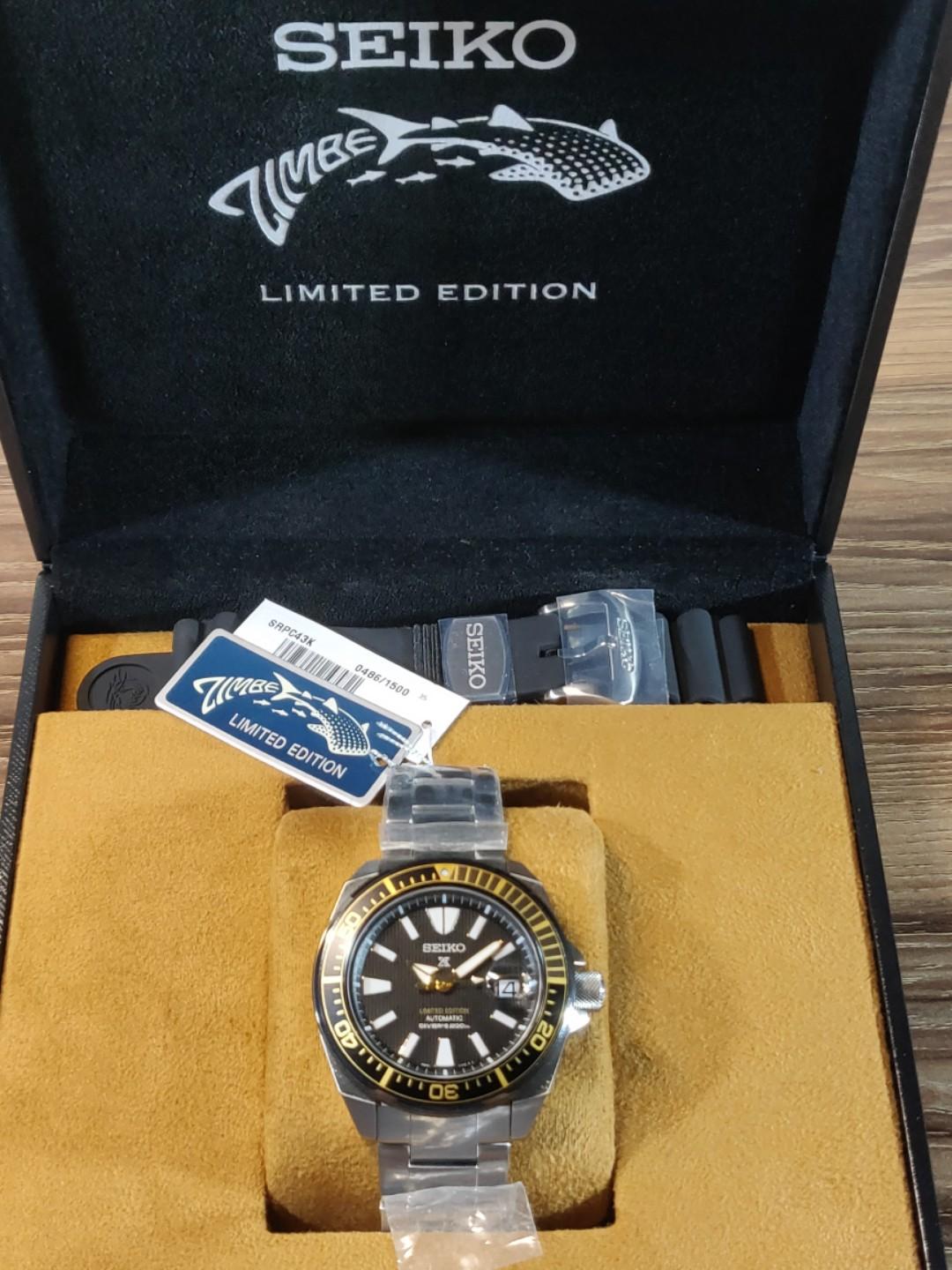 Limited Edition Srpc43k Seiko Prospex Zimbe Samurai SRPC43K