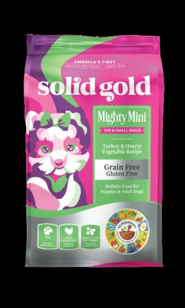Solid Gold Mighty Mini Toy Small Breed Turkey Hearty Vegetable