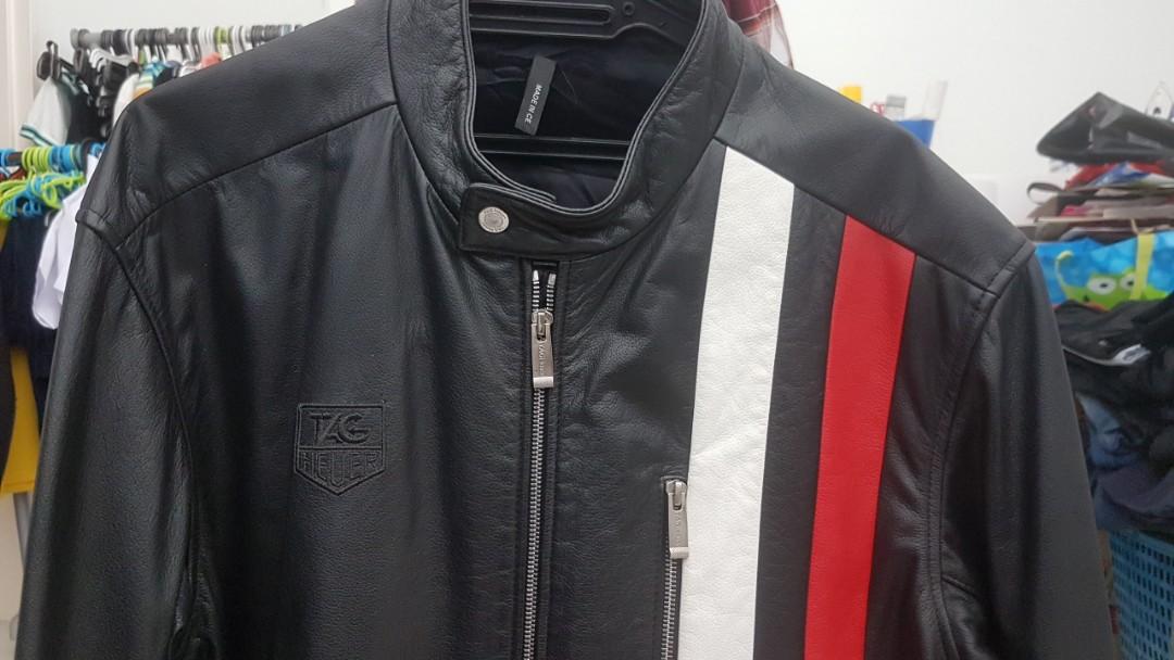 Tag Heuer leather jacket
