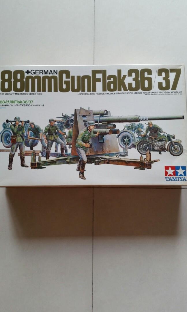 Tamiya mm Flak36 37 1 35 Toys Games Others On Carousell