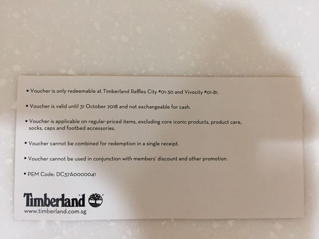 timberland promo code october 2018