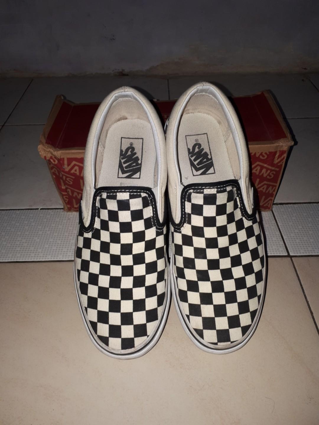 Vans slip on checkerboard 39 best sale